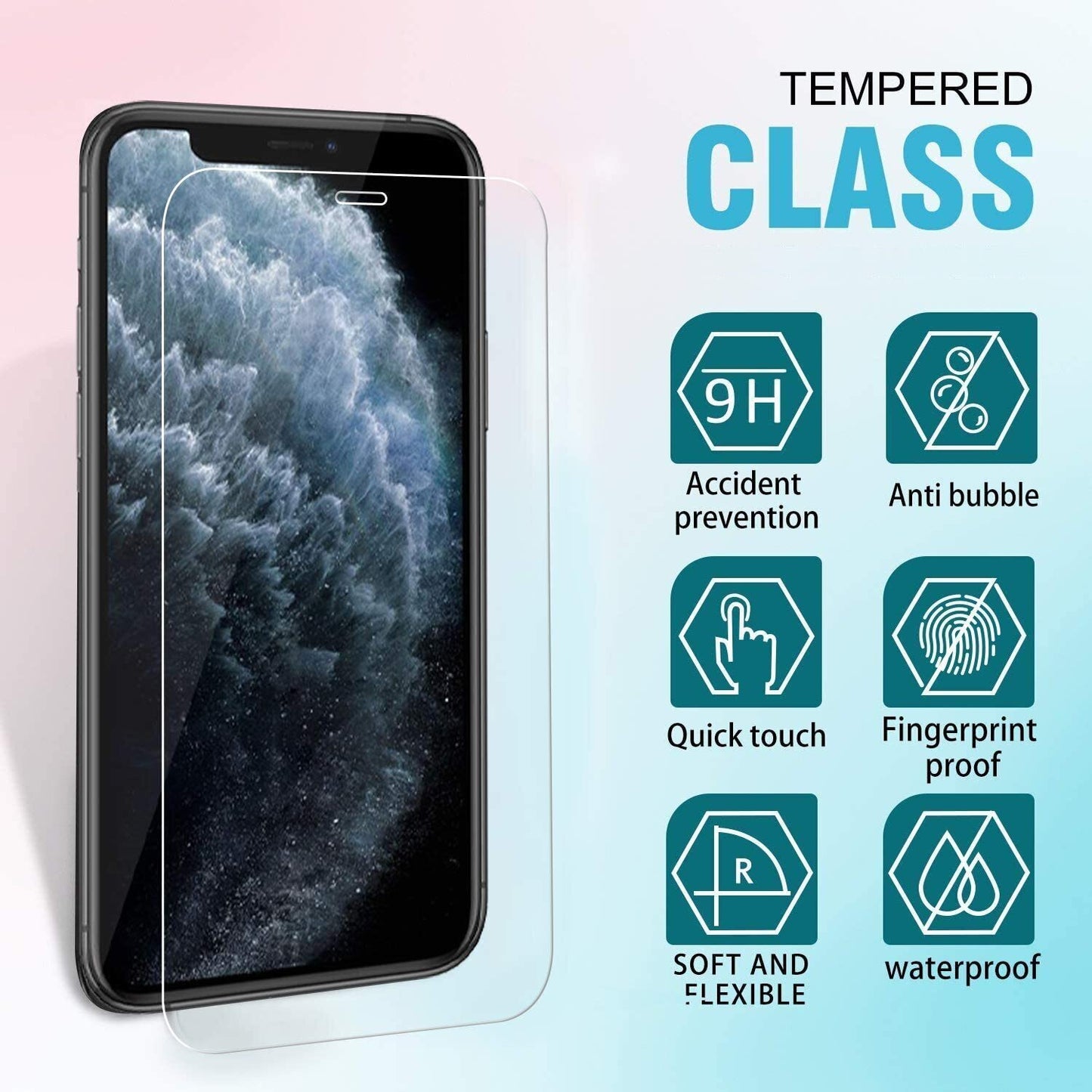 326943-Devia iPhone 11 Pro Max/ Xs Max Tempered Glas