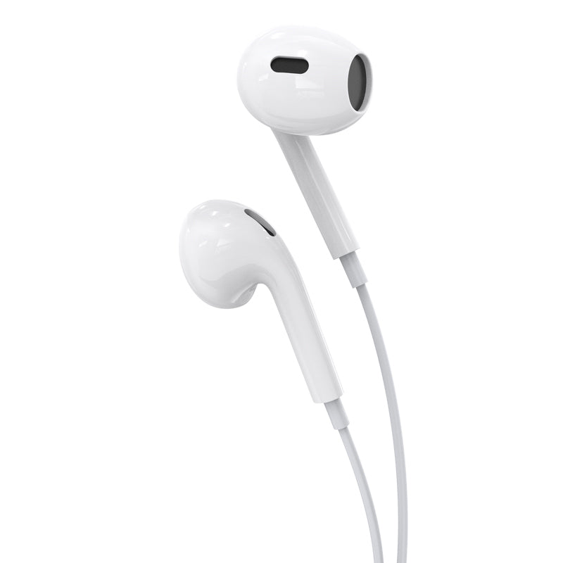 Kaku KSC-697 HAOYUN Type-C Wired Control Earphone with Mic, White