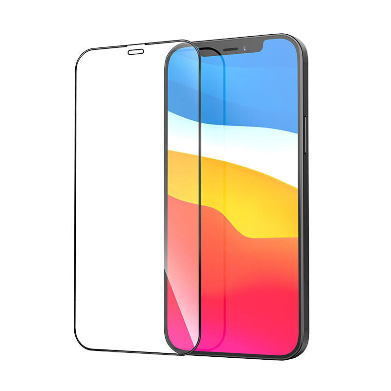 202120-Komass iPhone 12 Pro Max Tempered Glass, Black