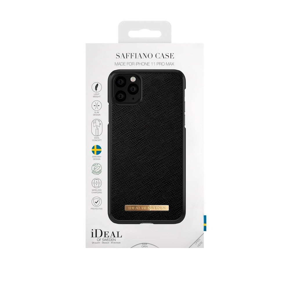 iDeal Of Sweden iPhone 11 Pro Max Fashion Case Saffiano, Black
