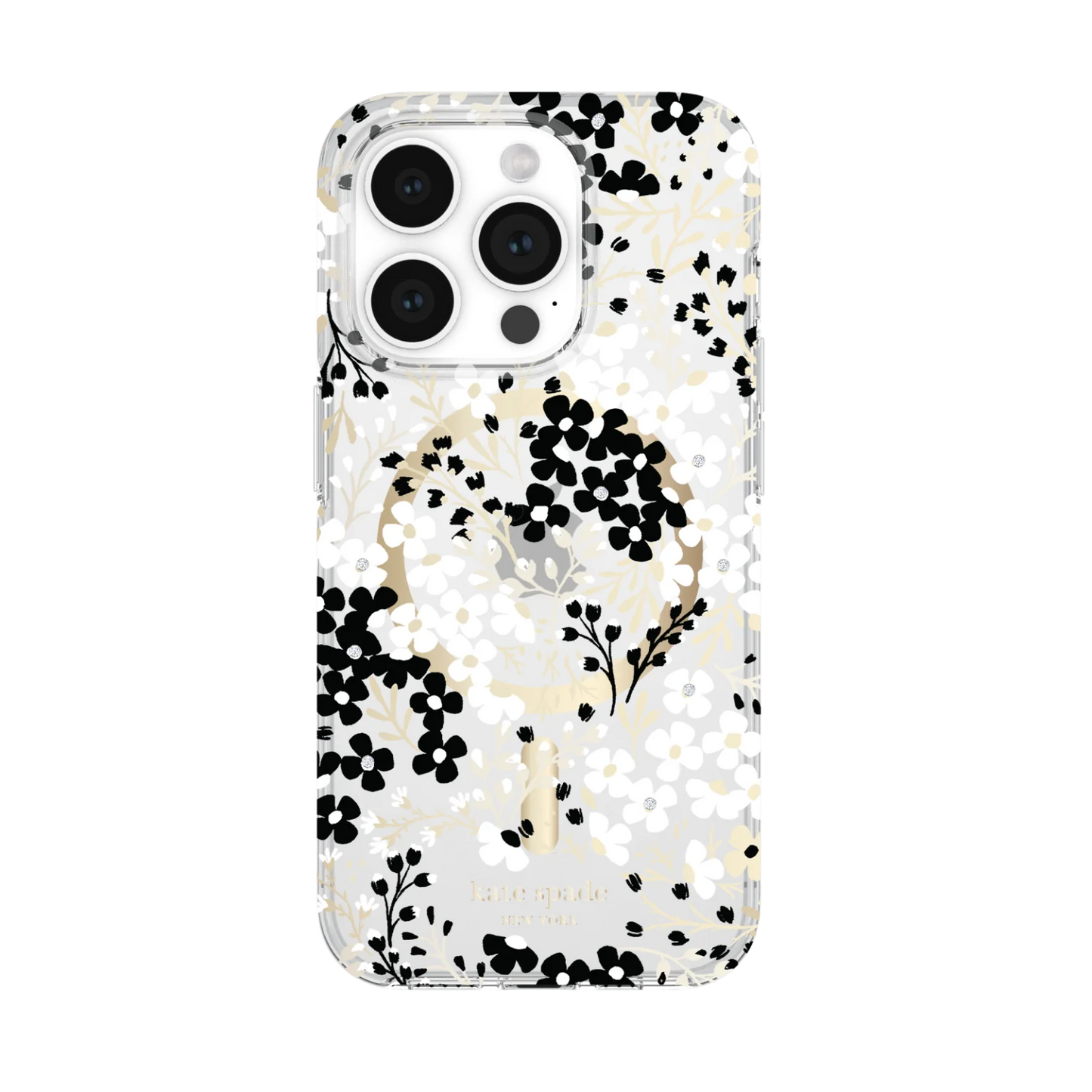 Kate Spade New York 15 Pro Protective Hardshell Case with MagSafe,Multi Floral/B
