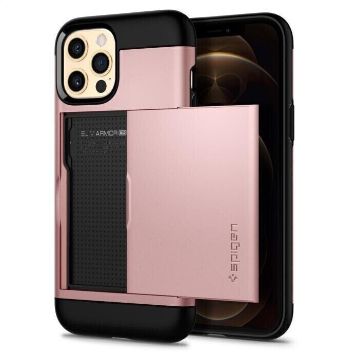 Spigen iPhone 12 Pro Max Slim Armor CS, Rose Gold