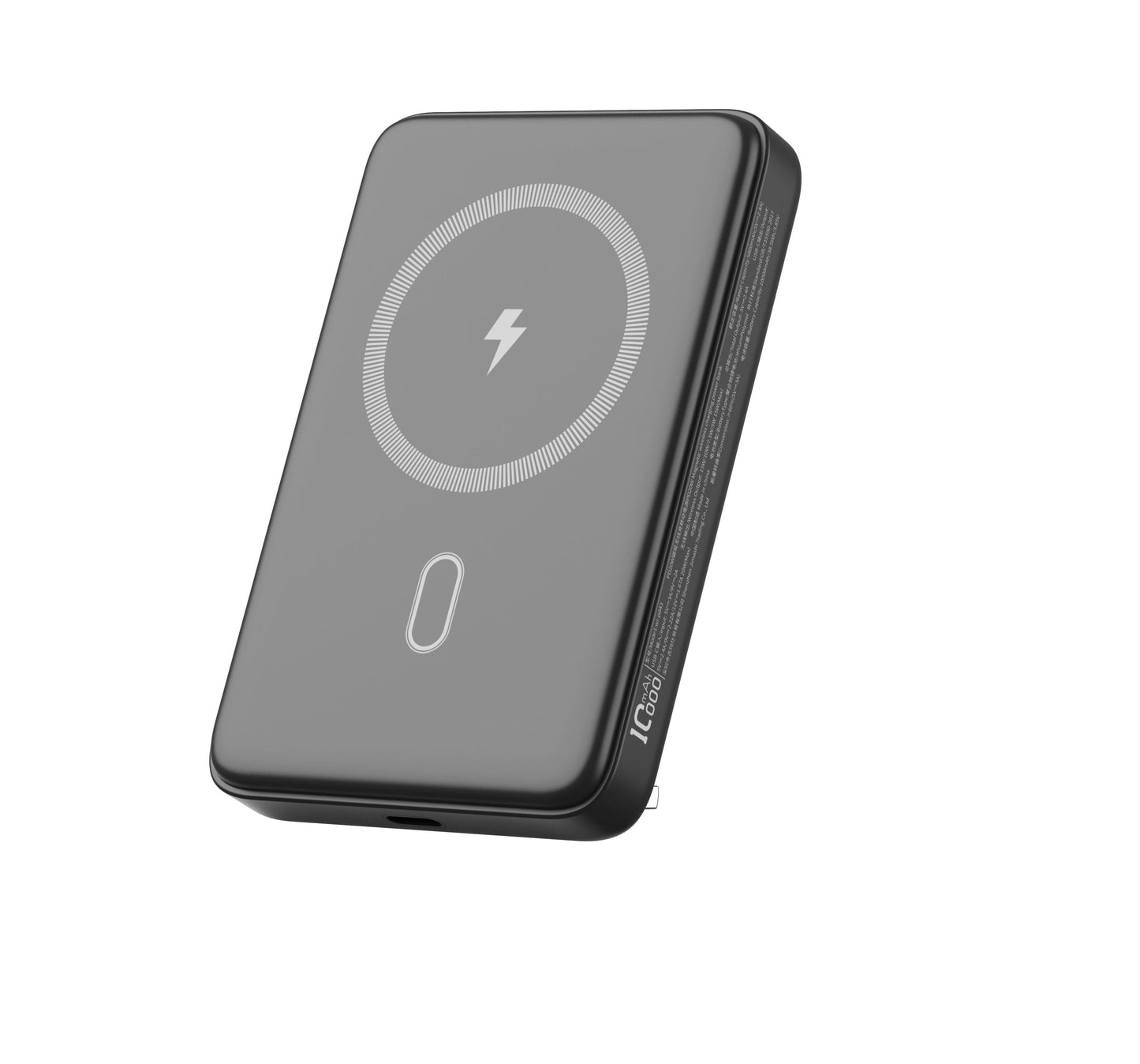 WiWU P043 Qi2 Magnetic Power Bank 10000mAh, Black