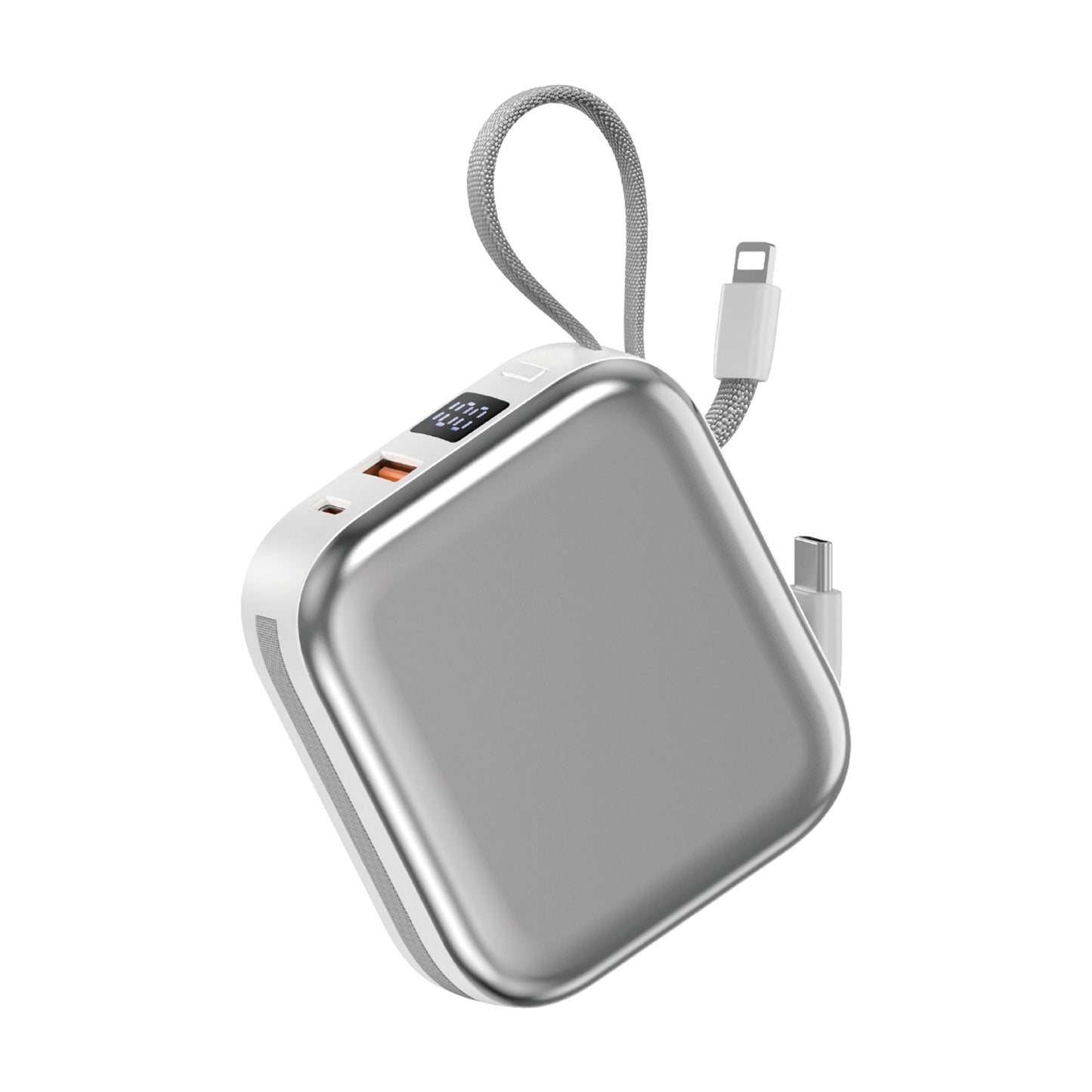 WiWU P055 Cube 3 in 1 Power Bank 10000mAh, Grey