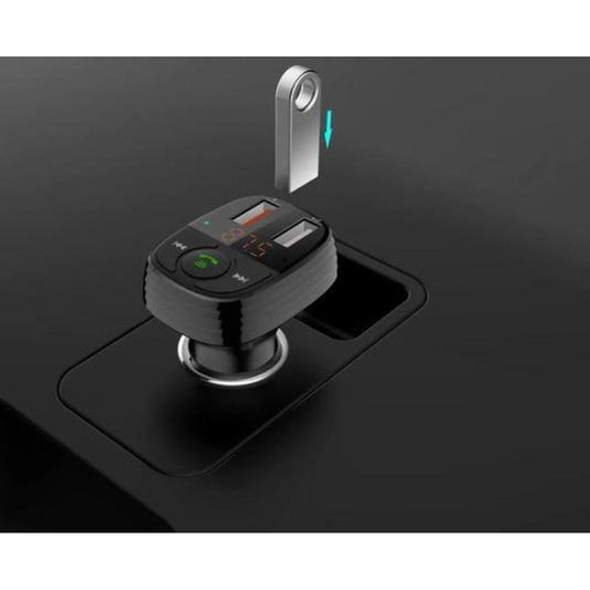 Devia Car Charger Smart FM Transmission, Black