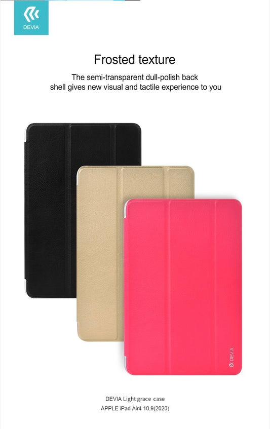 Devia iPad Air 4 10.9" Light Grace Case, Black