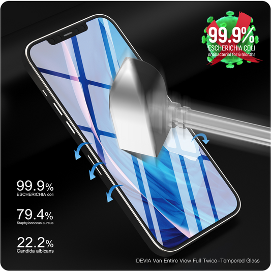 344053-Devia iPhone 12 Pro Max  Tempered Glass, Anti-