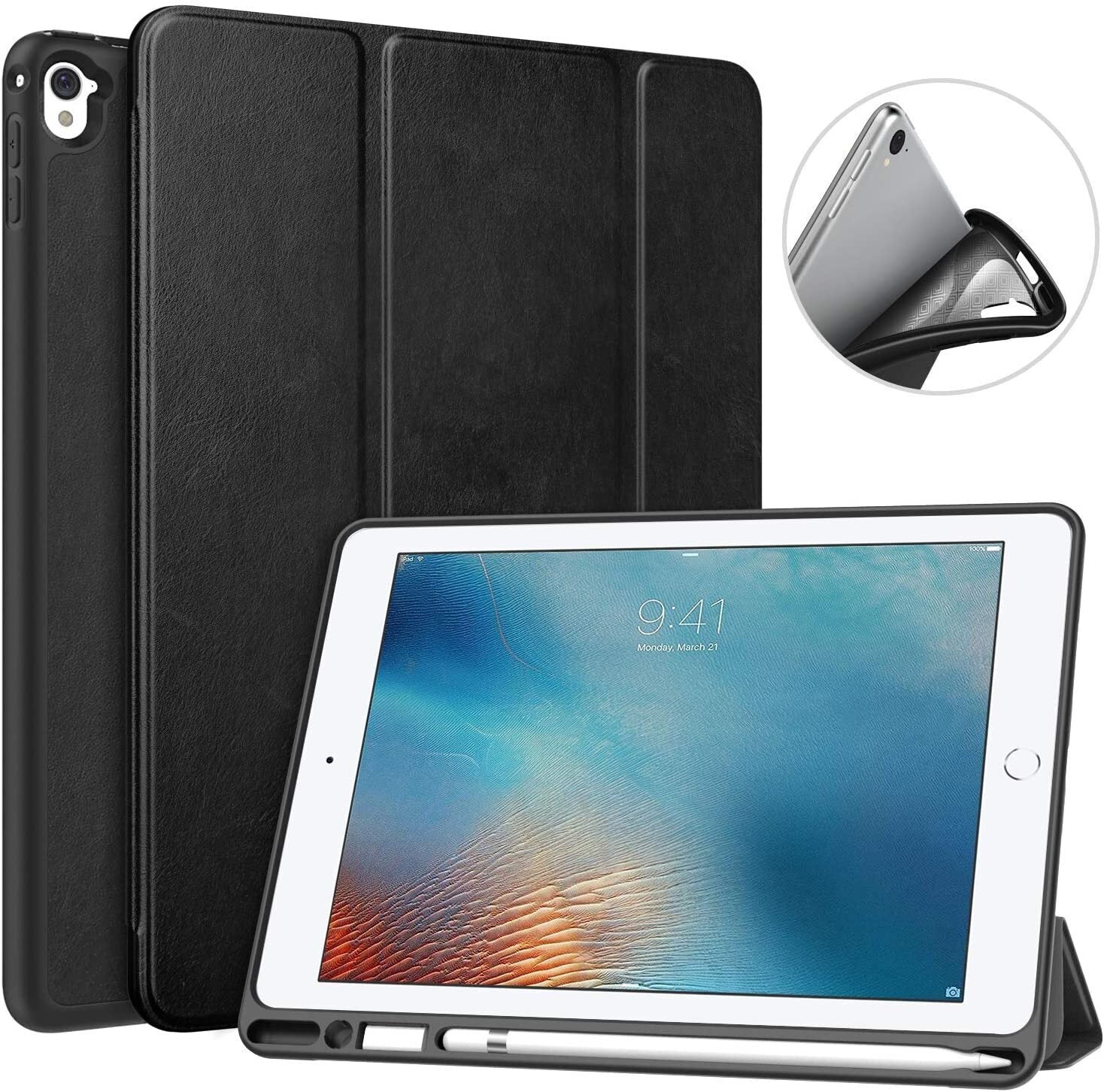 Just Must iPad Pro 9.7 Skin Collection, Black