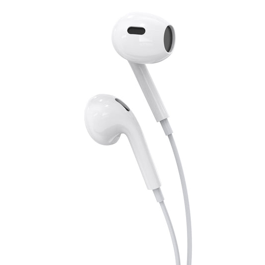 Kaku KSC-697 HAOYUN Type-C Wired Control Earphone with Mic, White