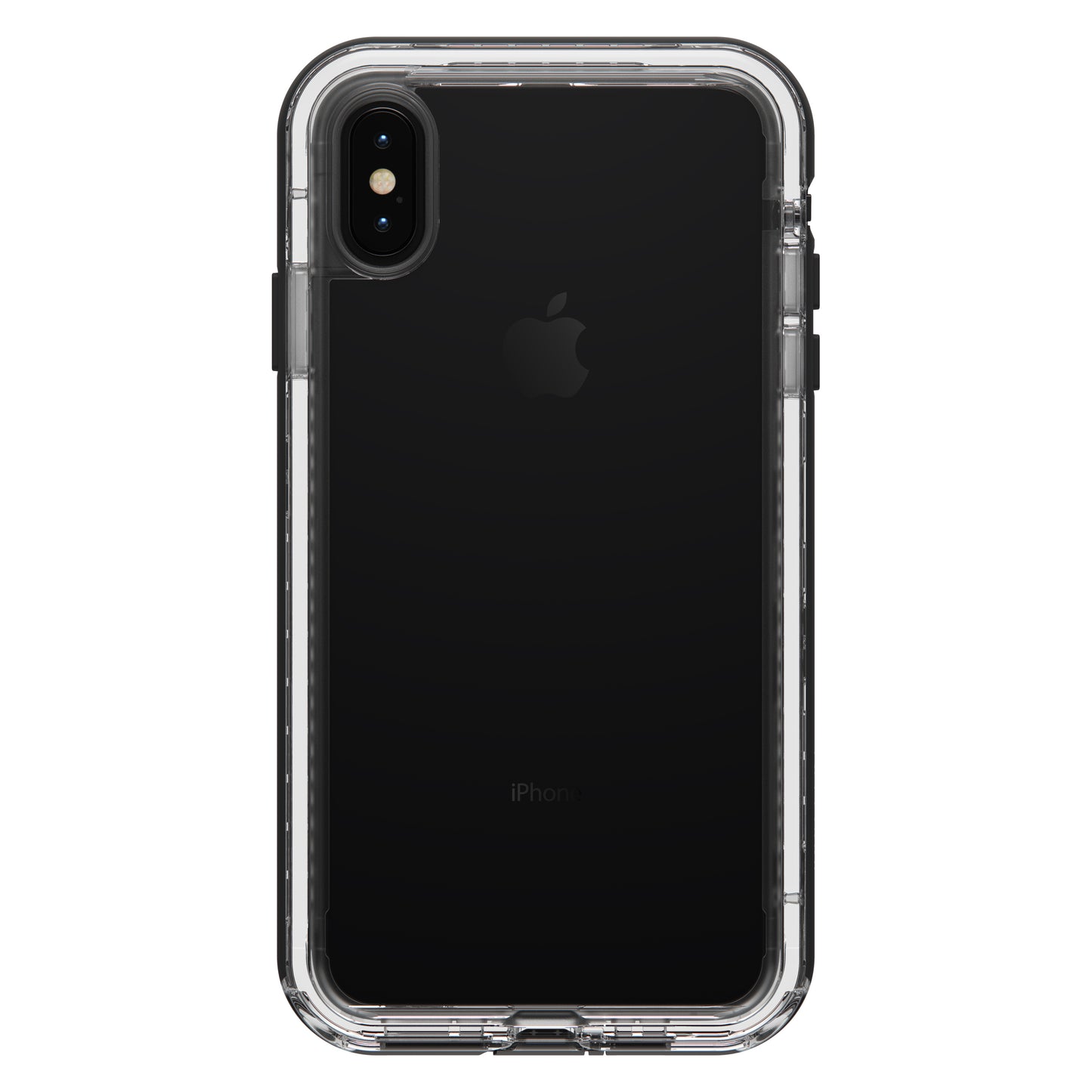 LifeProof iPhone Xs Max Next Series, Black Crystal (Clear/Black) (77-60163)
