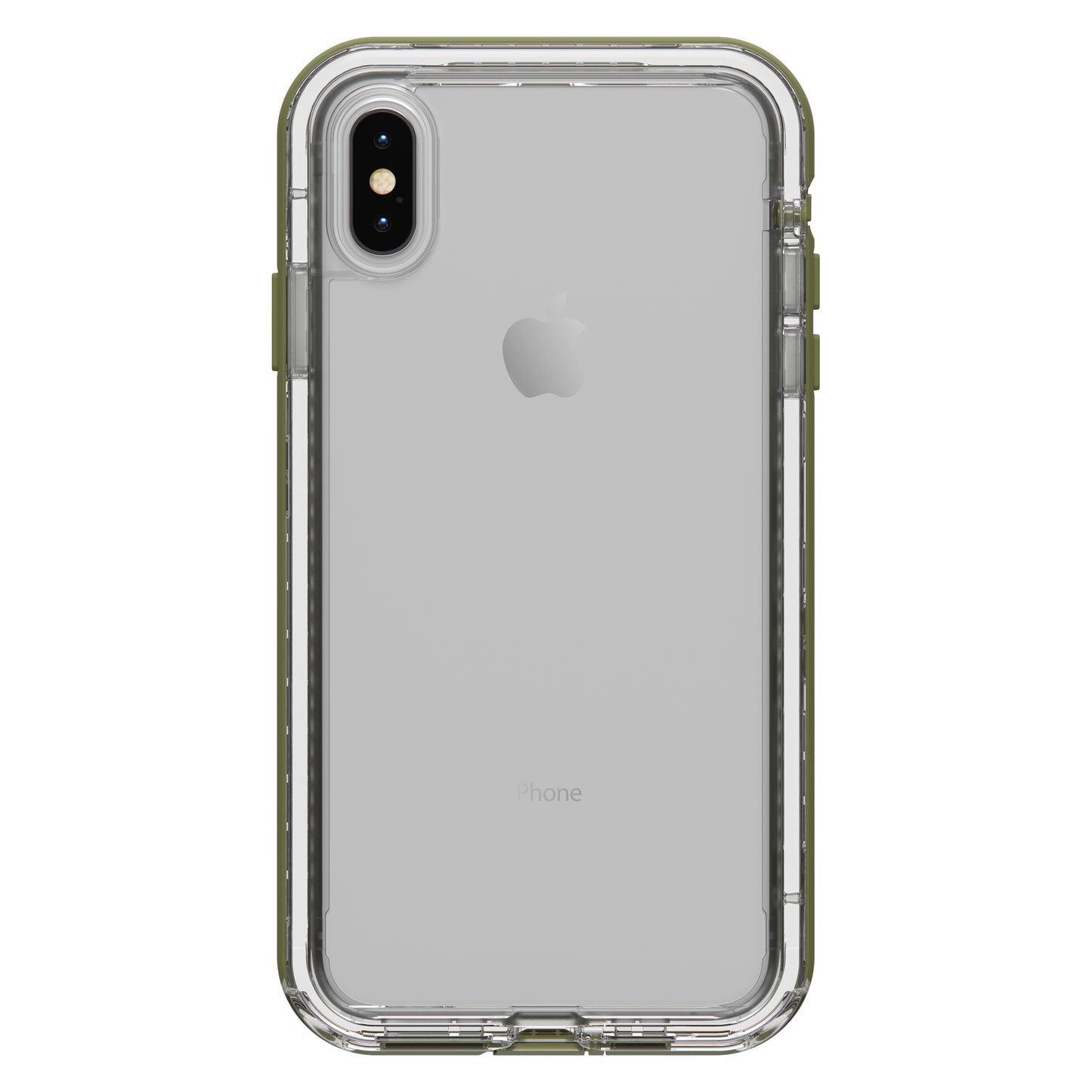 LifeProof iPhone Xs Max Next Series, Zipline (Clear/Mosstone) (77-60165)