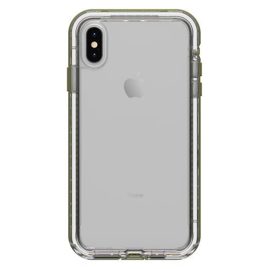 LifeProof iPhone Xs Max Next Series, Zipline (Clear/Mosstone) (77-60165)