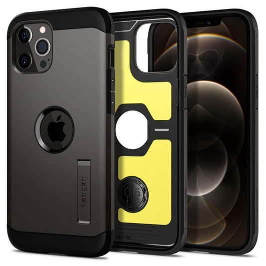 Spigen iPhone 12 / iPhone 12 Pro Tough Armor, Gunmetal (ACS01709)