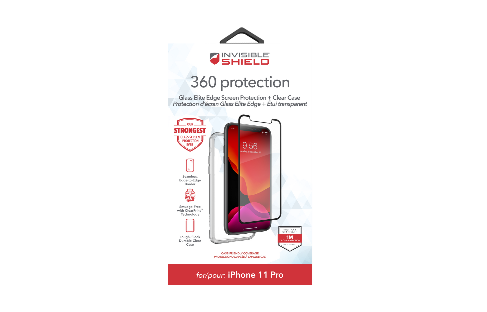 106789-ZAGG InvisibleShield iPhone 11 Pro/ Xs Glass E