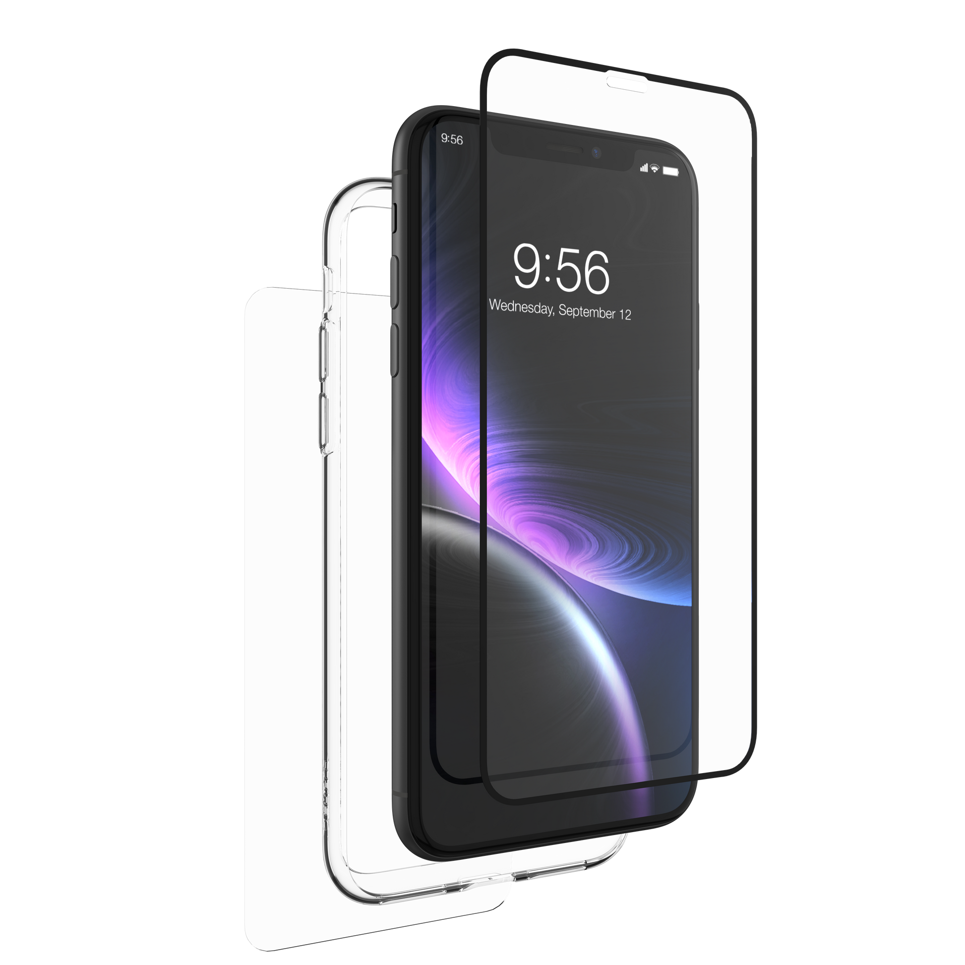 076363-ZAGG InvisibleShield iPhone 11/XR Glass Curve 360 P