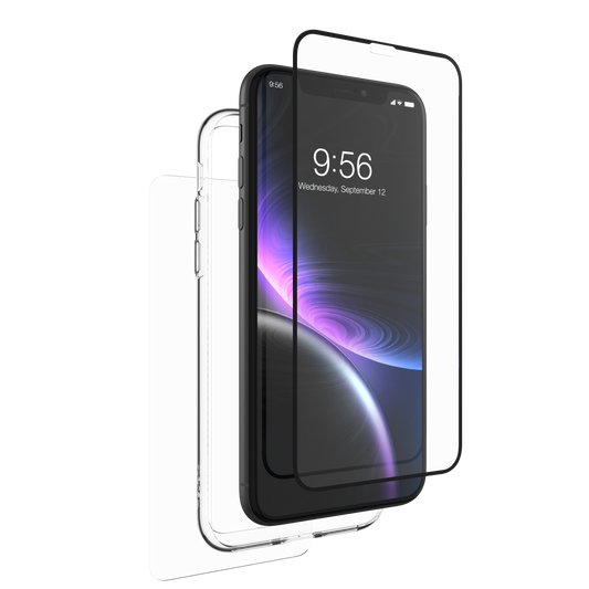 076363-ZAGG InvisibleShield iPhone 11/XR Glass Curve 360 P