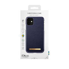 iDeal Of Sweden iPhone 11 Fashion Case Saffiano, Navy