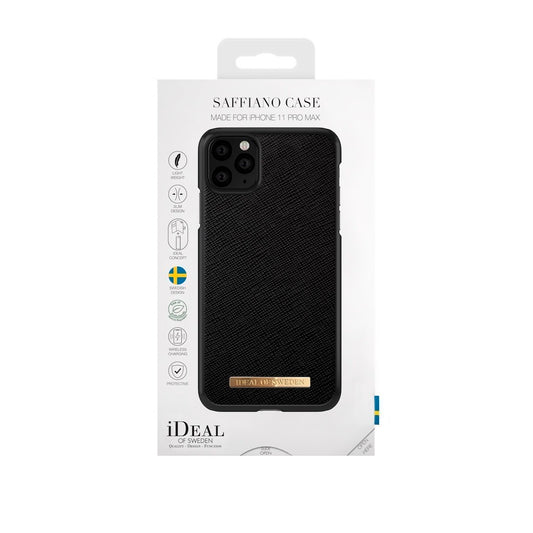 iDeal Of Sweden iPhone 11 Pro Max Fashion Case Saffiano, Black