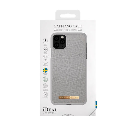 iDeal Of Sweden iPhone 11 Pro Max Fashion Case Saffiano, Light Grey