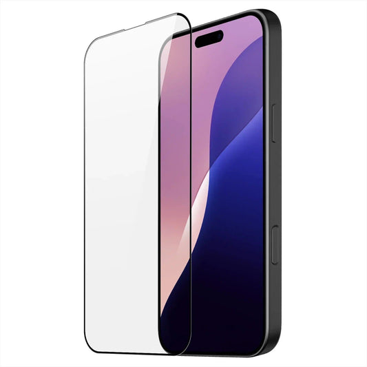 501631-Kuzoom II iPhone 16 Pro Tempered Glass, 3D Curved Clear