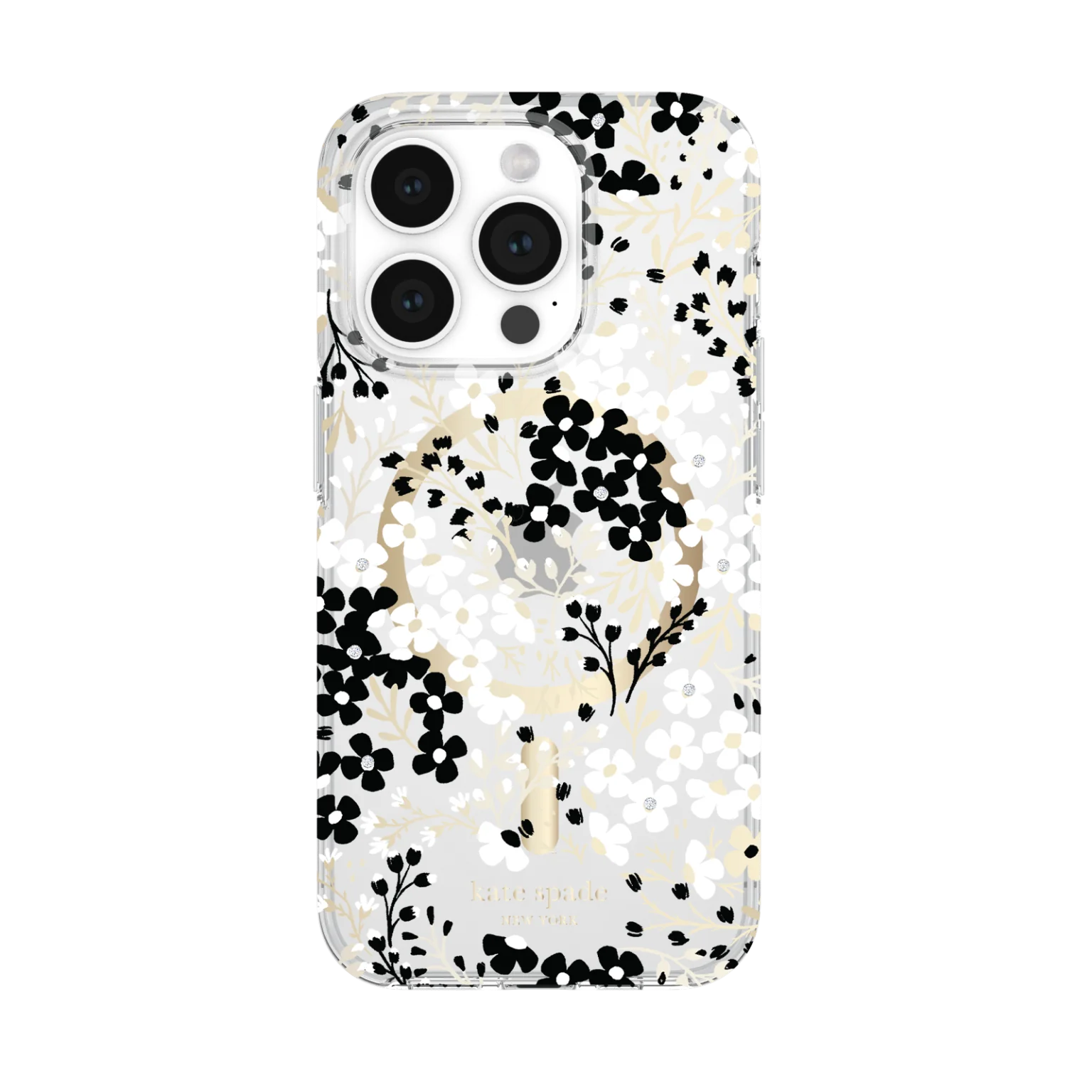 Kate Spade New York 15 Pro Protective Hardshell Case with MagSafe,Multi Floral/B