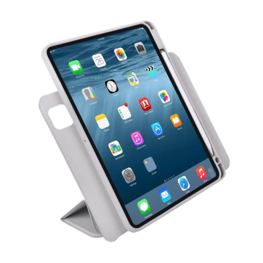 Comma iPad Air 13 (2024/2025) 360 Rotation Case With Pencil Slot, Blue