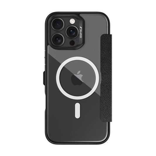 x-doria Raptic iPhone 16 Pro Urban Folio MagSafe Case, Black