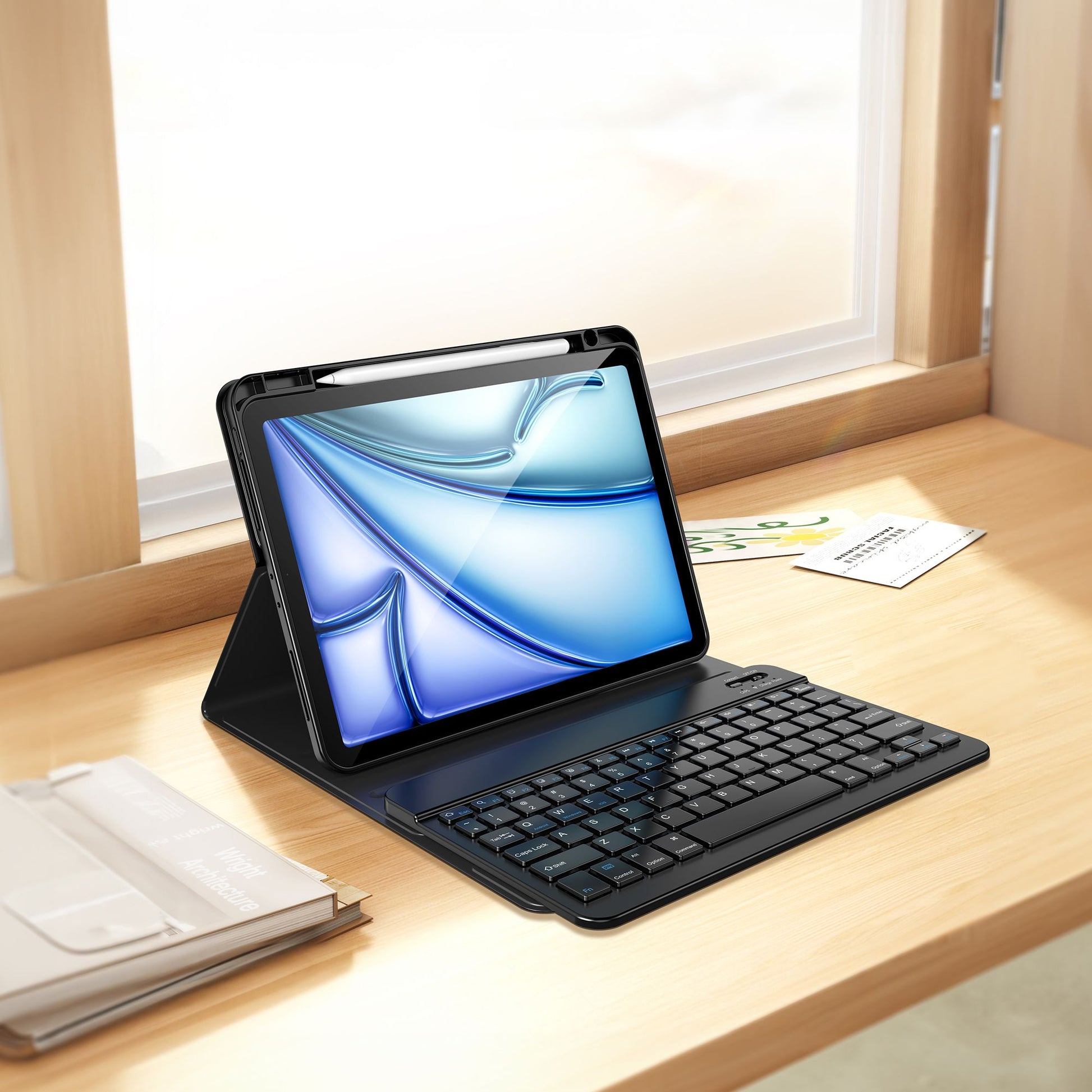 WiWU MK6 iPad 11/10.9 3 in 1 Premium Combo, Black