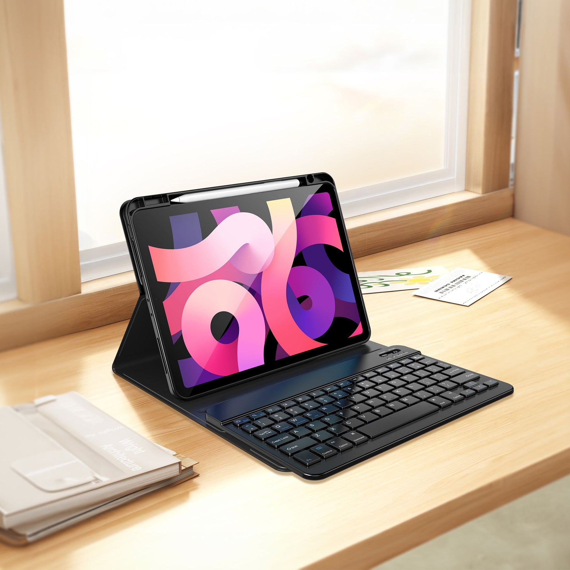 WiWU MK6 iPad 11/10.9 3 in 1 Premium Combo, Black
