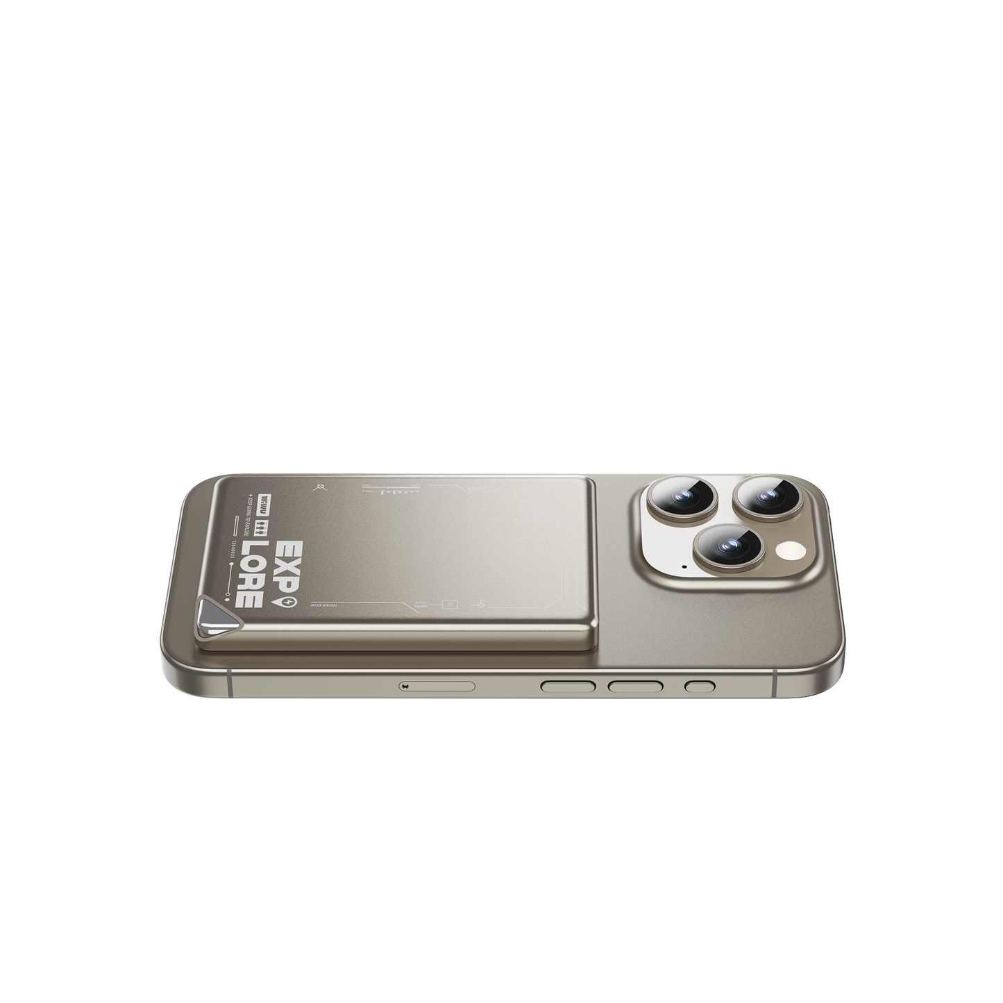 WiWU P019 Ultra-Thin Power Bank 5000mAh, Titanium Alloy