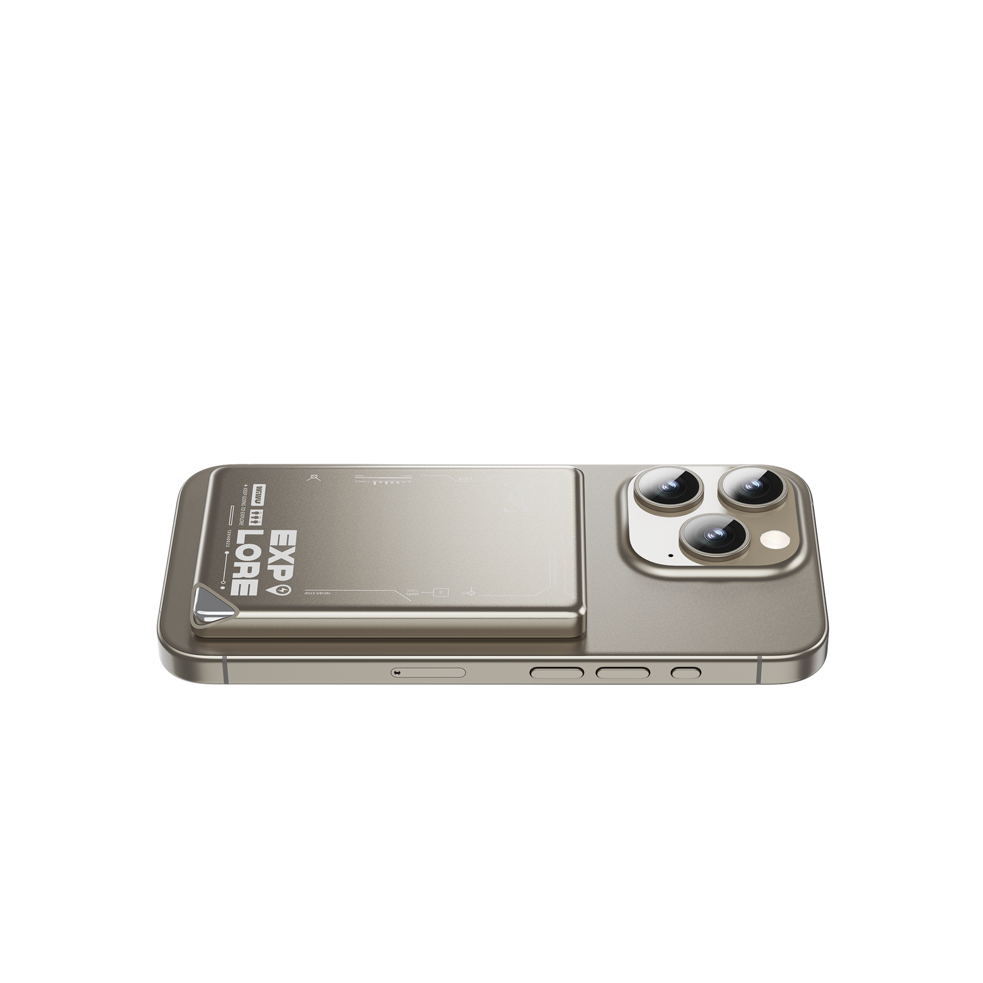 WiWU P019 Ultra-Thin Power Bank 5000mAh, Titanium Alloy