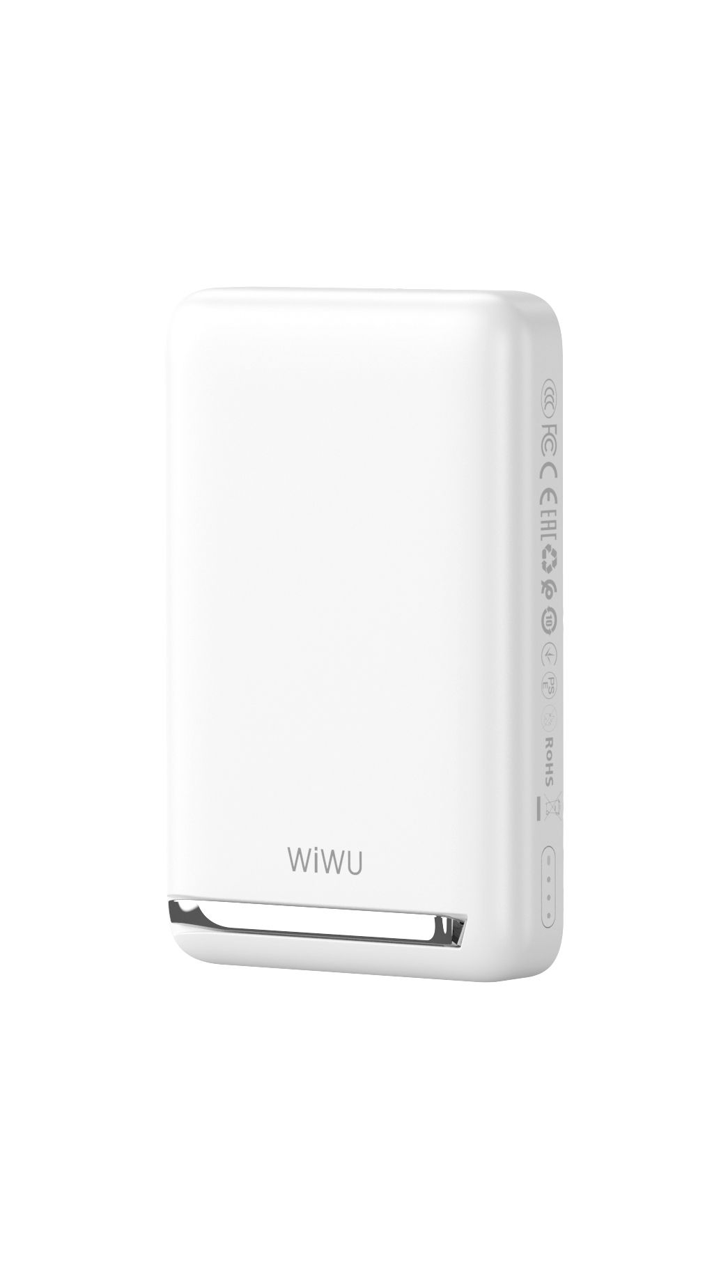WiWU P043 Qi2 Magnetic Power Bank 10000mAh, White