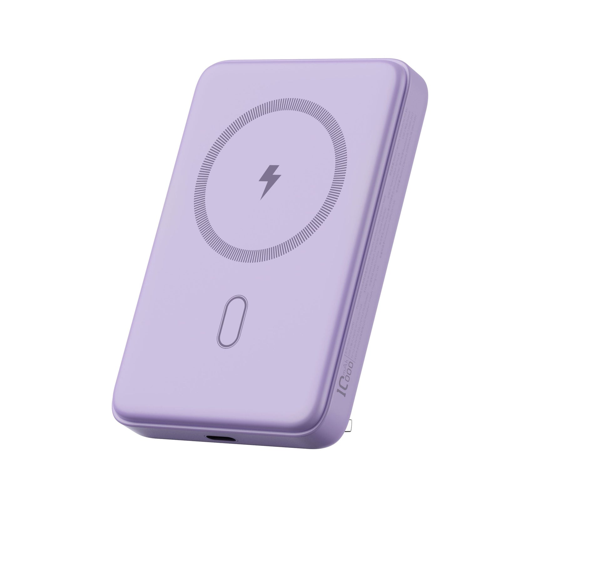 WiWU P043 Qi2 Magnetic Power Bank 10000mAh, Purple