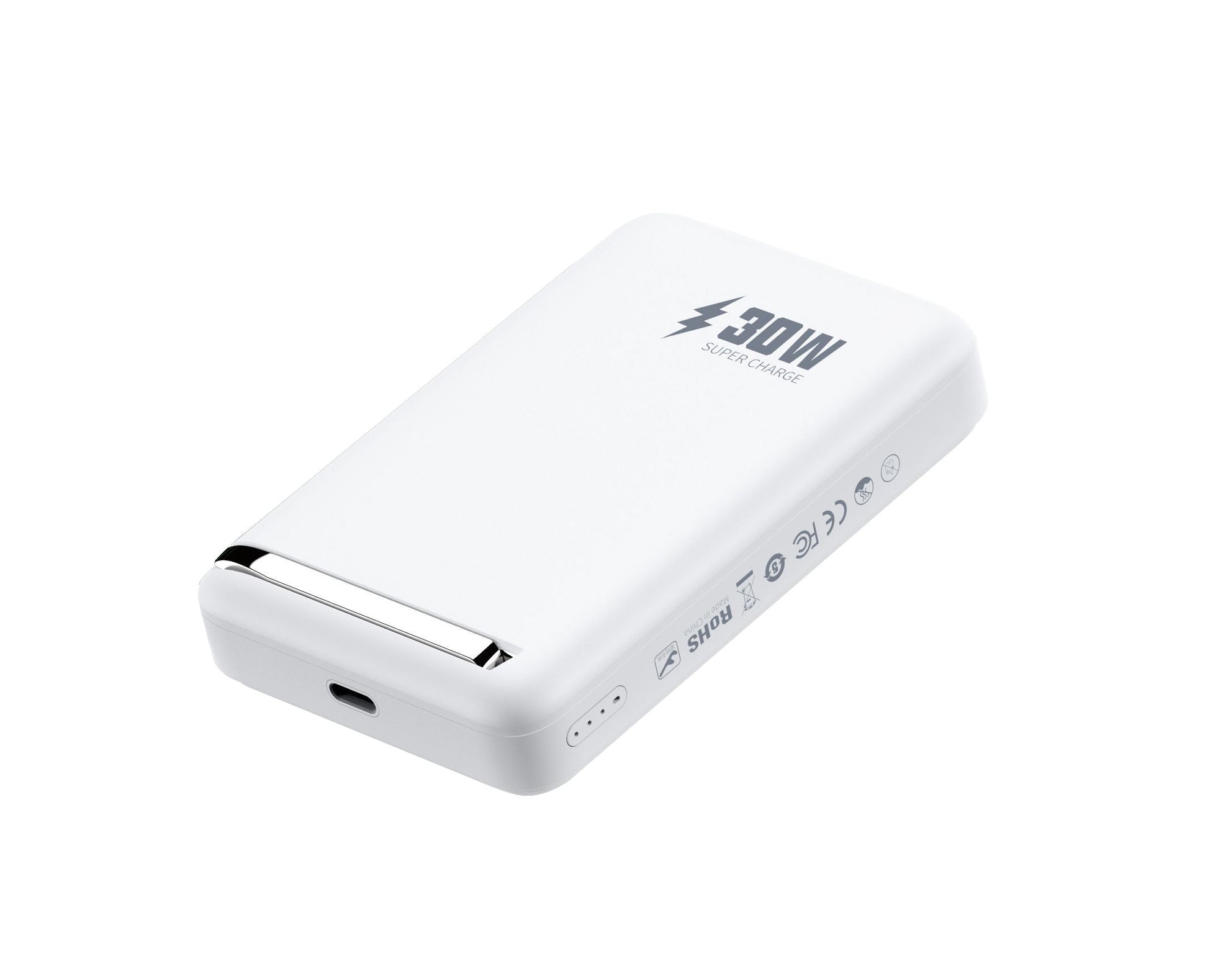 WiWU P031 Magnetic Power Bank 10000mAh, White