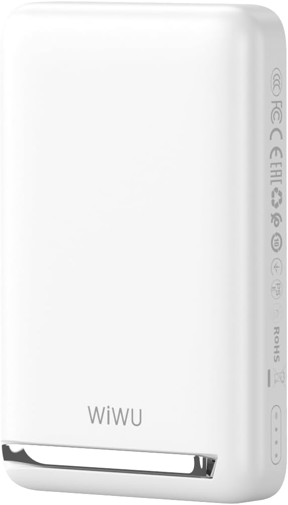 WiWU P043 Qi2 Magnetic Power Bank 10000mAh, Blue